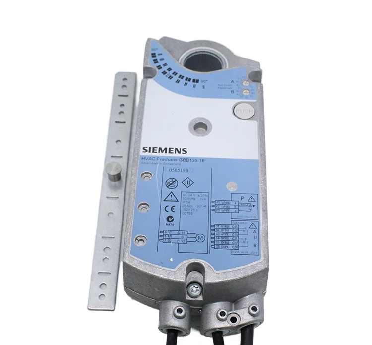 Siemens оригинальный GBB135.1E AC24V 3-позиционный поворотный воздушный демпфер 25 нм 2 вспомогательные переключатели заменены на GBB145.1E