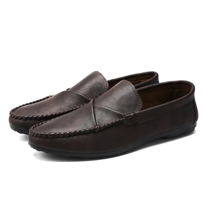 summer 2024 loafers male Korean version breathable Wholesale  new casual fashion leather shoes