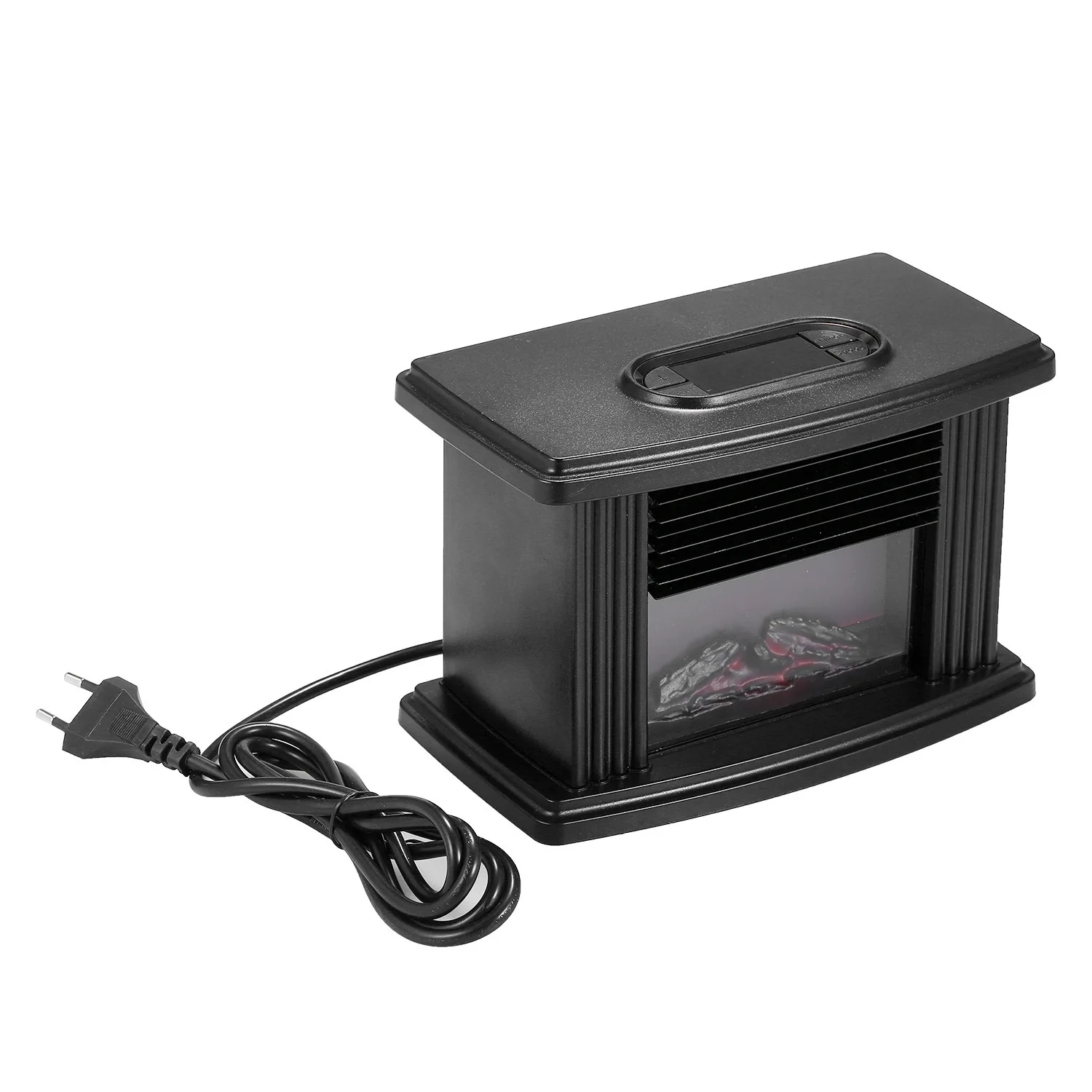 Wholesale Freestanding realistic wood burning flame  electric fireplace heater 1000w for winter room