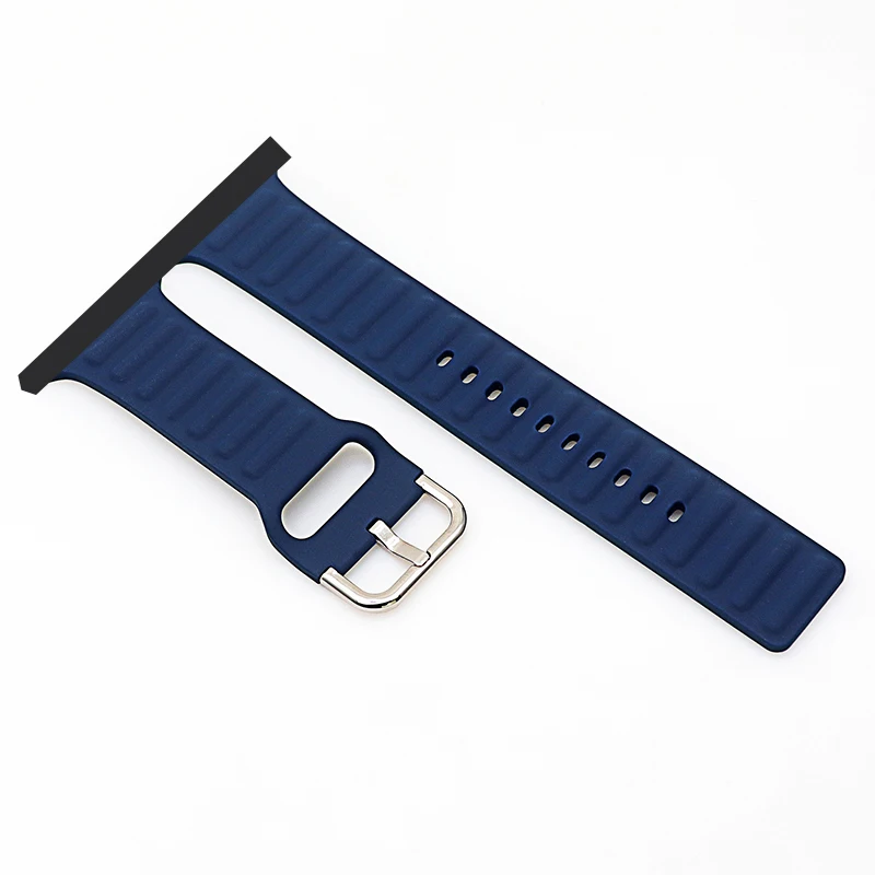 
one piece health storage brand quality 20mm soft rubber silicon i watch series 6 5 watch band for apple watchband se 6 5 