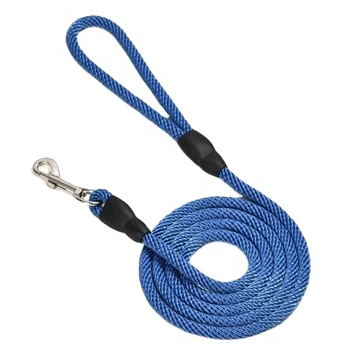 Factory Customized Running Dog Leash Heavy Duty Nylon Rope Dog Leash Pet Traction Rope for Dog Walking