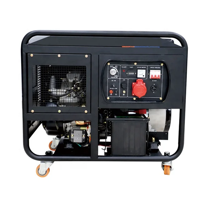 Hot Sale 8kva 10kva Silent Electric Diesel Power Generator By Yuchai Single Cylinder 10KW 20KW 50KW 100KW 200KW