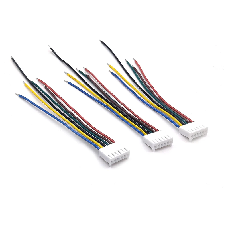 Factory Custom Cheap Wiring Harness  6Pin Mo lex  2.54mm Pitch Connector Electronic Cable Assembly Wire Harness