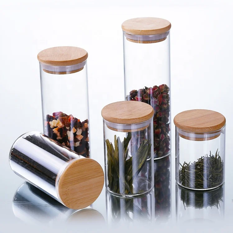 
Environmental protection able to design patterns heat and fall proof glass jar 