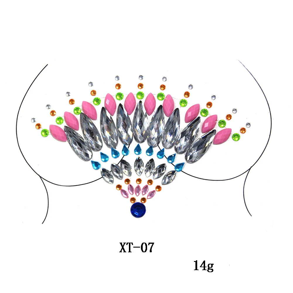 Эротичные ювелирные изделия для девушек, груди, самоклеящиеся ювелирные изделия, Кристальные наклейки на соски для фестиваля, наклейки со стразами, тату, декор для вечеринки
