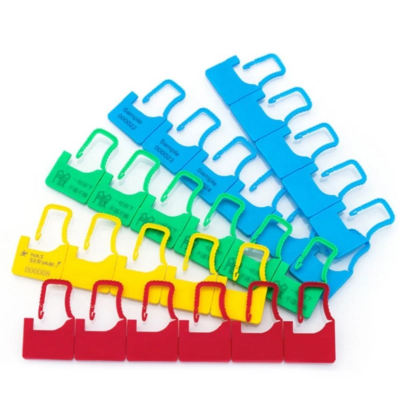 High Quality Clothes String Plastic Seal Cord Punch Disposable Label Hang Tag