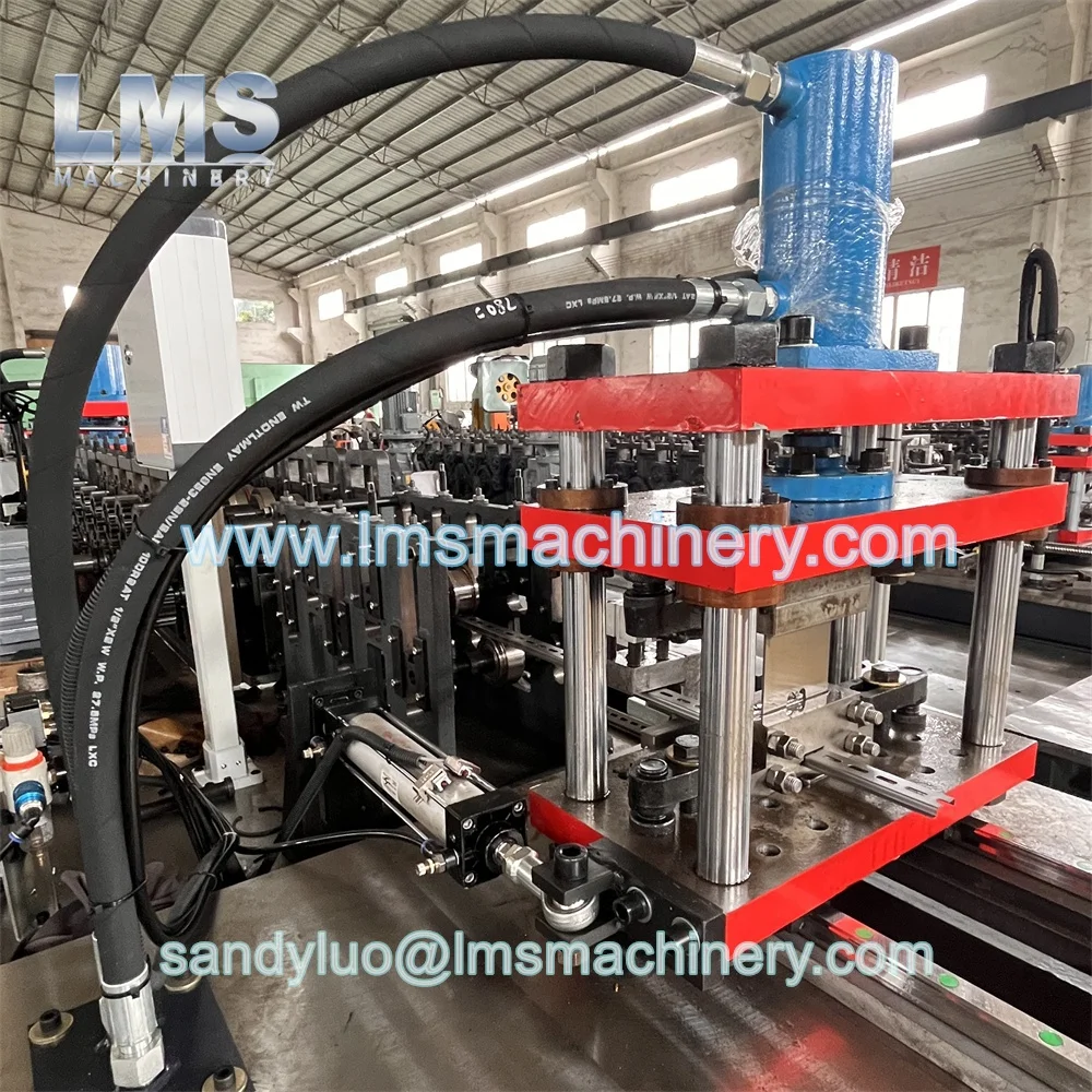 Electric Cabinet MCB DIN Mounted Rail Roll Forming Machine Full Auto Production Line