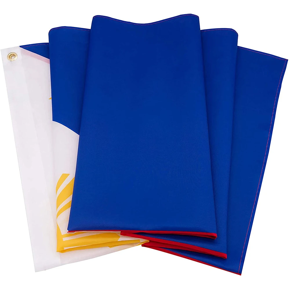 Philippines Flag 3*5 Foot 90*150cm-Vivid Color and UV Fade Resistant- Philippine National Flags Polyester Banner
