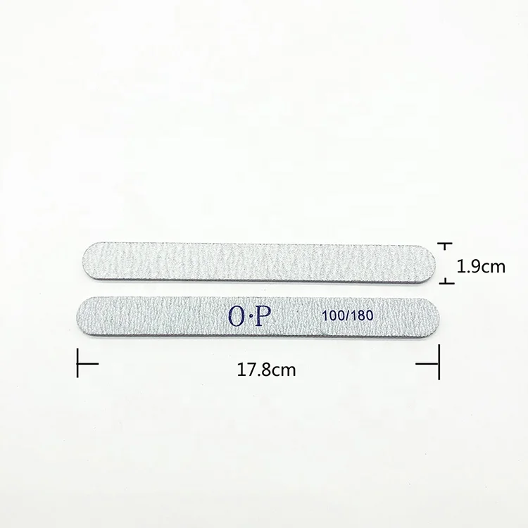 Professional Custom Printed Straight Zebra Nail File 100/180