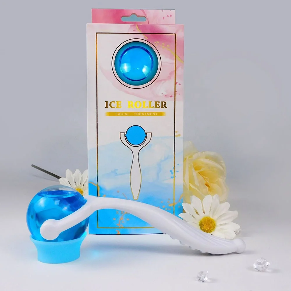 2024 New Products Face Cool Roller Ball Skin Care Ice Roller For Face Massager Gift Box Ice Face Roller Cold Custom Ice Globes