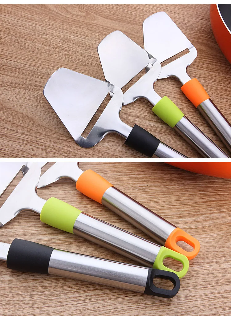 Stainless Steel Pizza Shovel Butter Cheese Cutter Slicer Pizza Shovel