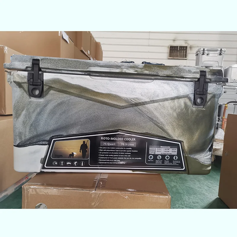 Camping Custom Logo Reusable Similar Hard Shell Rotomold Hard Coolers with big capacity