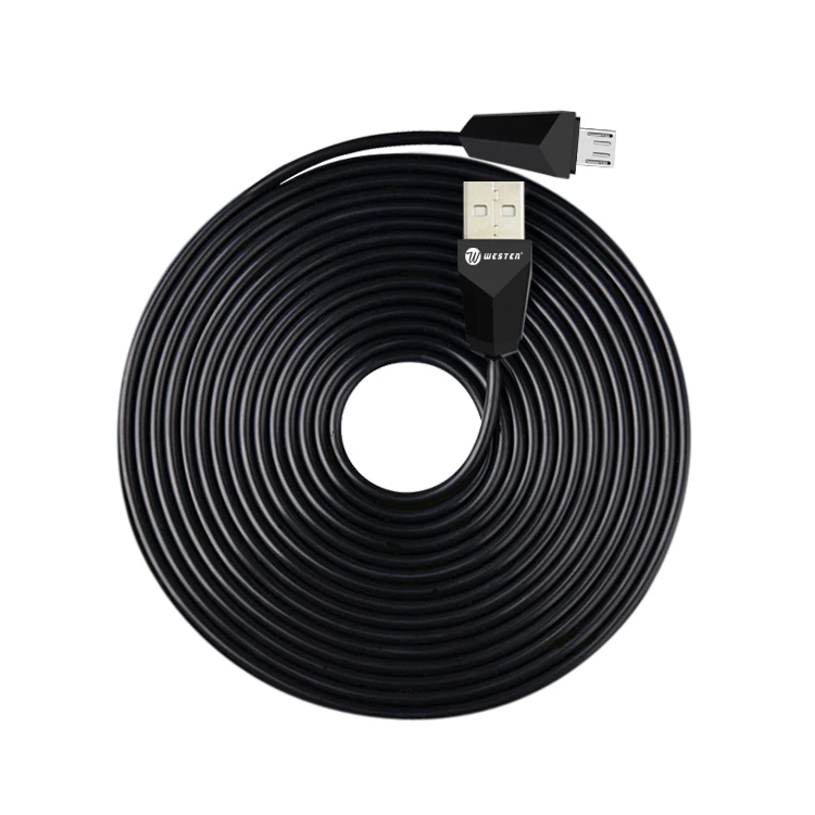 
Favorable Price PVC Material Data Wire 5V 2.1A Micro USB Cable for iPhone Charger 