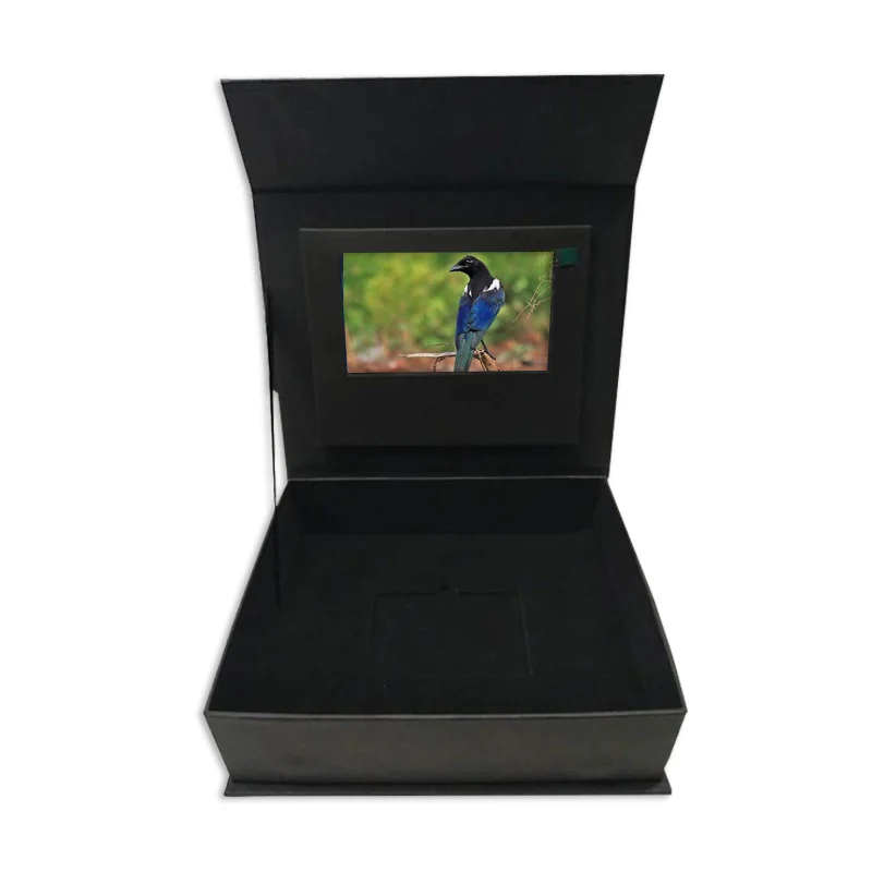 4.3 inch lcd good price video box with lcd screen with cover luxury credit card for advertising