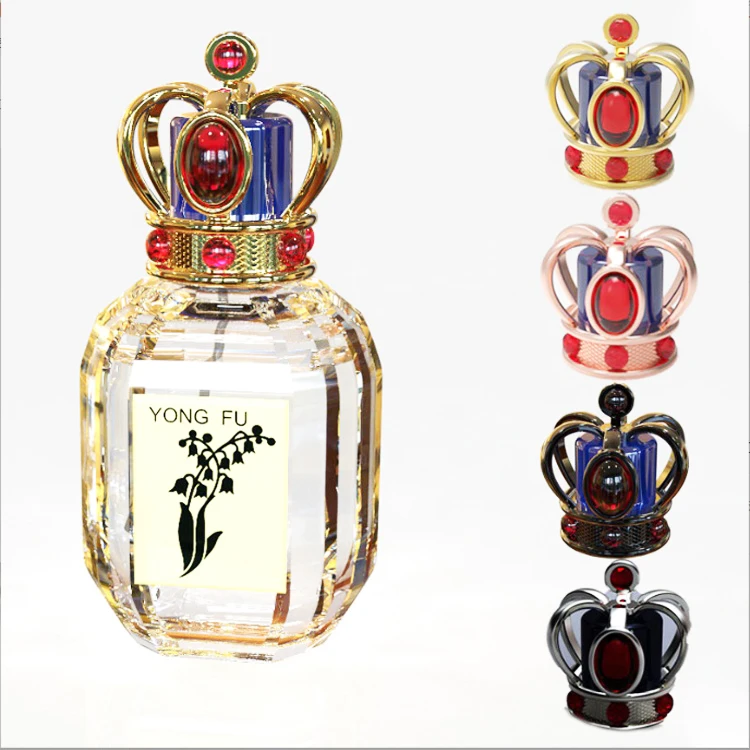 Crown perfume cover zinc alloy perfume cover bottle caps manufacturers for glass bottle FEA15