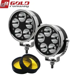 Goldrunway GR50X Universal Motorcycle LED Auxiliary Fog Light Assemblie Driving Lamp 50W Headlight For BMW R1200GS/ADV/F800GS
