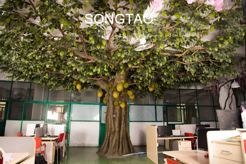 New design from songtao company artificial dining room tree decoration
