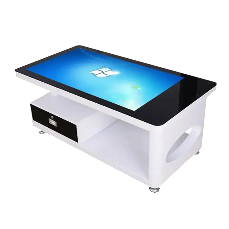 32/43/55-inch smart touch screen coffee table multi-point gaming table interactive self-service inquiry display table