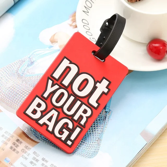 Factory Direct Sale Custom Made Soft Pvc Travel Luggage name Tag Waterproof Baggage Tag Custom Luggage Tag PVC