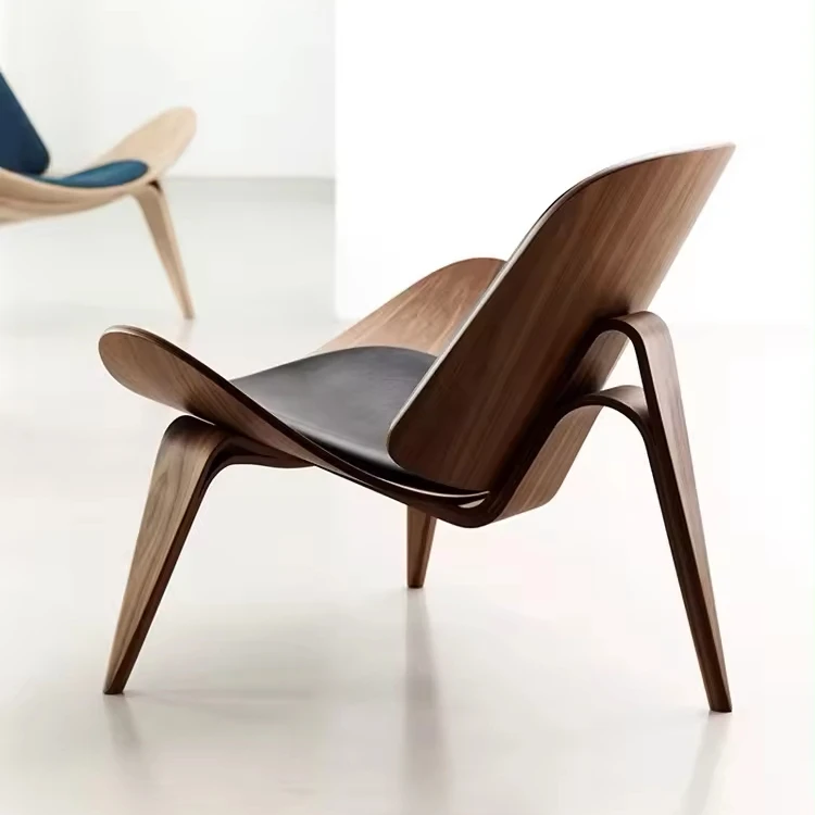 Top Quality Minimalism Style Home Furniture  Wood Leisure Living Room Lounge Chair Wooden Sofa Chair