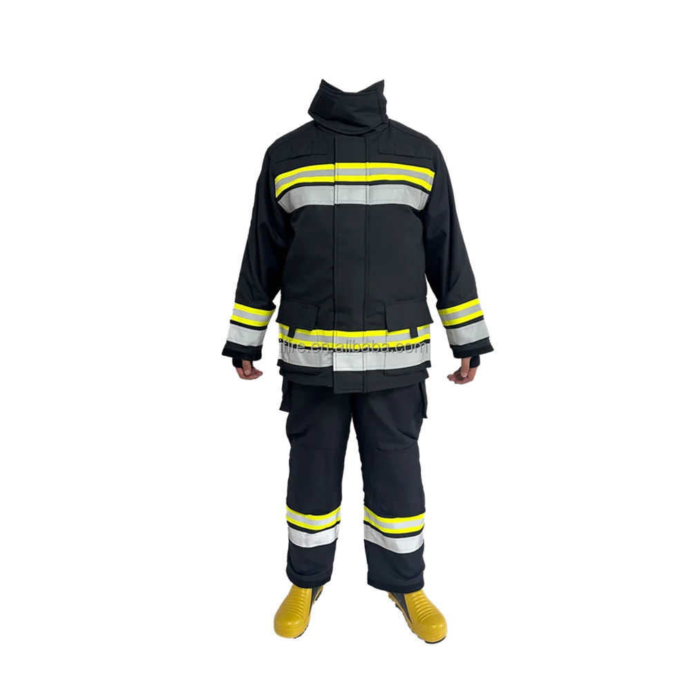 Новый стиль Пожарный костюм съемный огнестойкий EN469 Nomex Aramid пожарный униформа шлем пожарная одежда