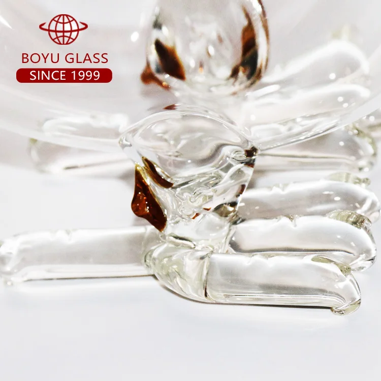 2022 Borosilicate Dragon Shape Liquor Bottle 350ML Double Walled Tumbler