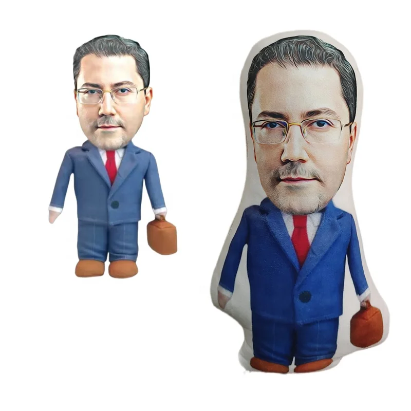 Personalized Photo DIY Humanoid Cushion Couple Toys Dolls Stuffed Boyfriend Face Pillow Doll Custom Father Mother Lifesize Pictu