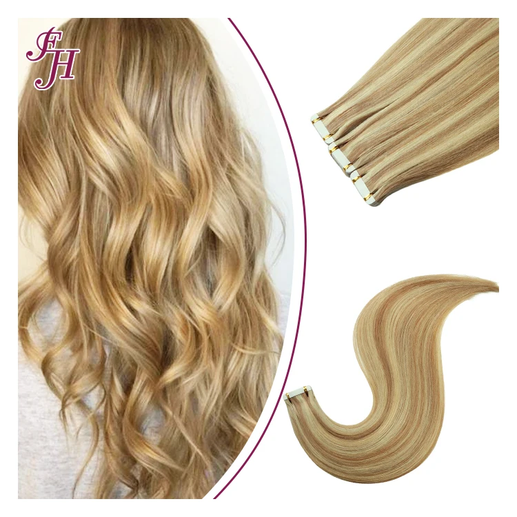 FH Cheap Price Wholesale Remy Tape In Hair Extension 100% Raw Virgin Cuticle Aligned Hair Tape In Extension