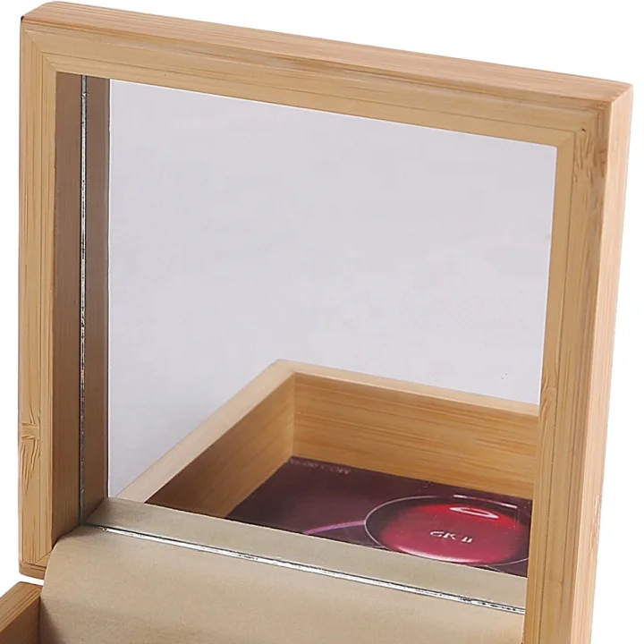 Factory OEM customization Bamboo cosmetic packaging eye shadow palette packaging box