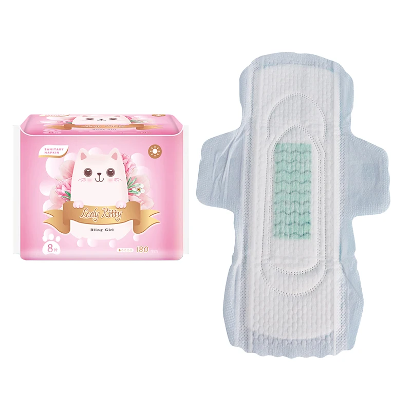 100% Best Cotton Anion Maternity Sanitary Napkin Pad Organic Breathable Bamboo Biodegradable Lady Sanitary Napkins Assorbente