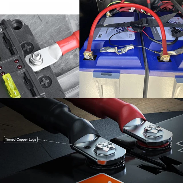 MJOO 4AWG BATTERY CABLE  wire electrical cable 99.9% Tinned copper Corrosion resistance &Higher conduction Efficiency