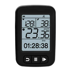 Bicycle Computer Mtb Road Bike Speedometer Cycling Accessories Wired Sensor Stopwatch Cycle Black 1.5 Inch Screen Speed Watch