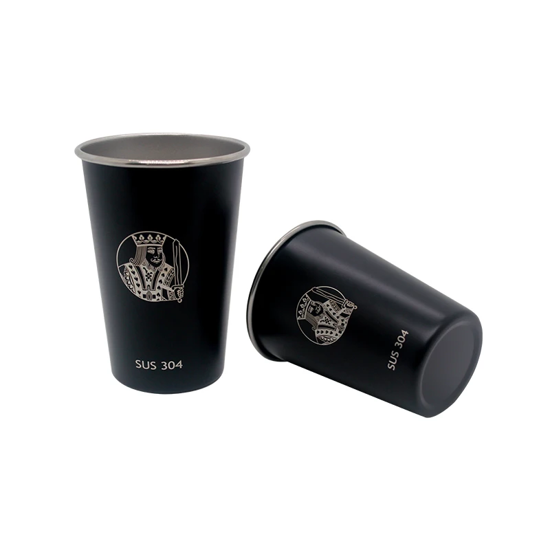 Beer stainless steel Slim beer mug big capacity  Wine Coffee Mug tapered