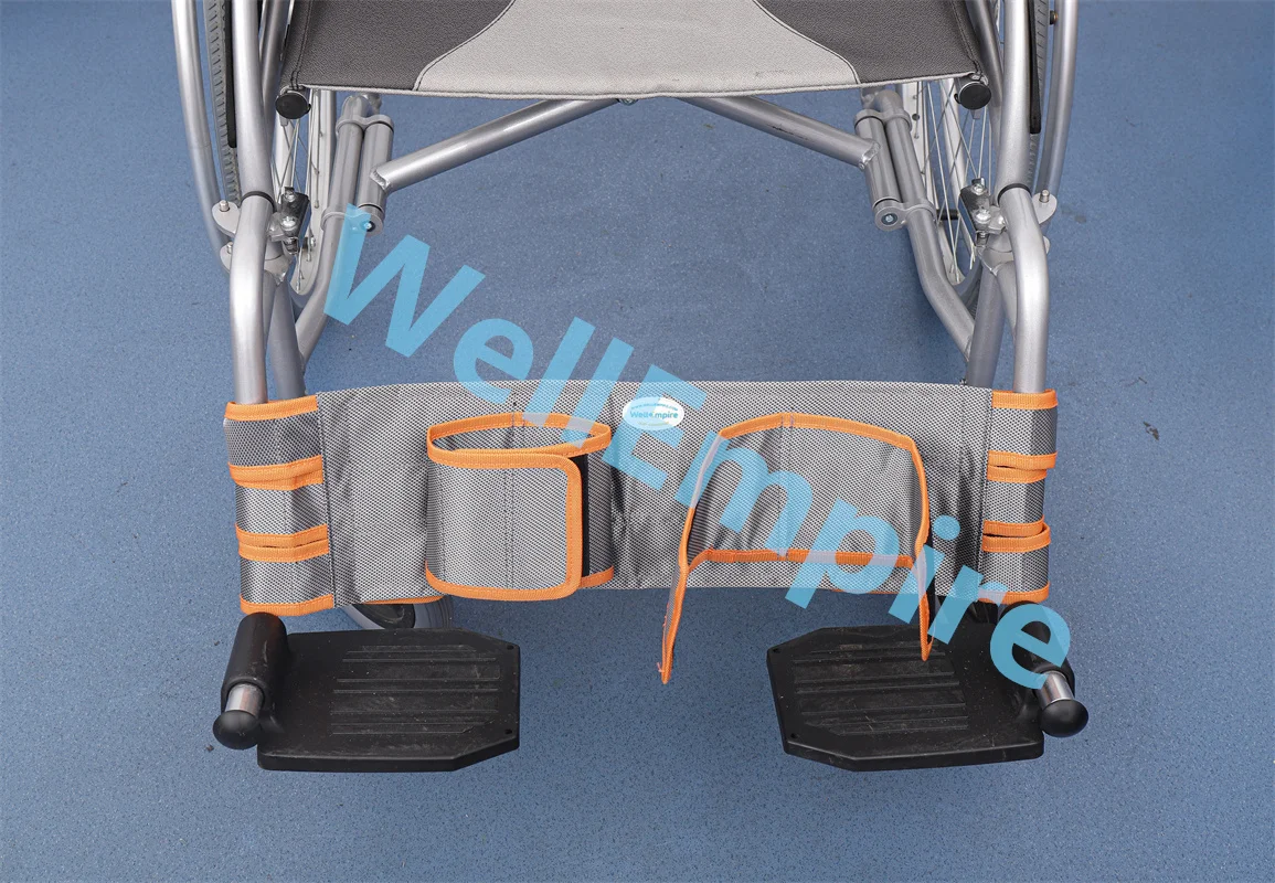 Wheelchair Leg Restraint - Safety Transport Foot Support Belt Straps Adjustable for Elderly & Disabled Accessories