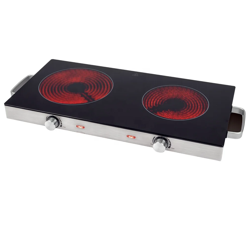 Customized energy saving stainless steel portable cooker 2000W burner electric ceramic infrared cooker for home&restaurant