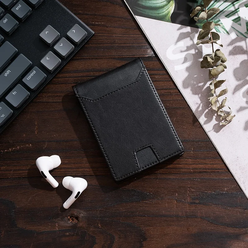 Low Moq Personalised Leather Wallet For Men Card Holder Wallet Man