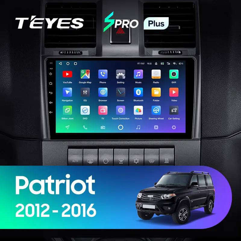 TEYES SPRO Plus For UAZ Patriot 2012 - 2016 Car Radio Multimedia Video Player Navigation GPS Android 10 No 2din 2 din dvd