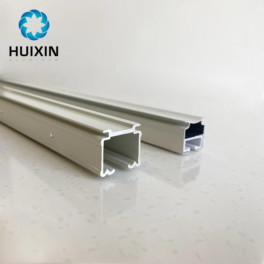 Aluminum Curtain Track for Window Decorative White Aluminum Metal Curtain Rods And Rails