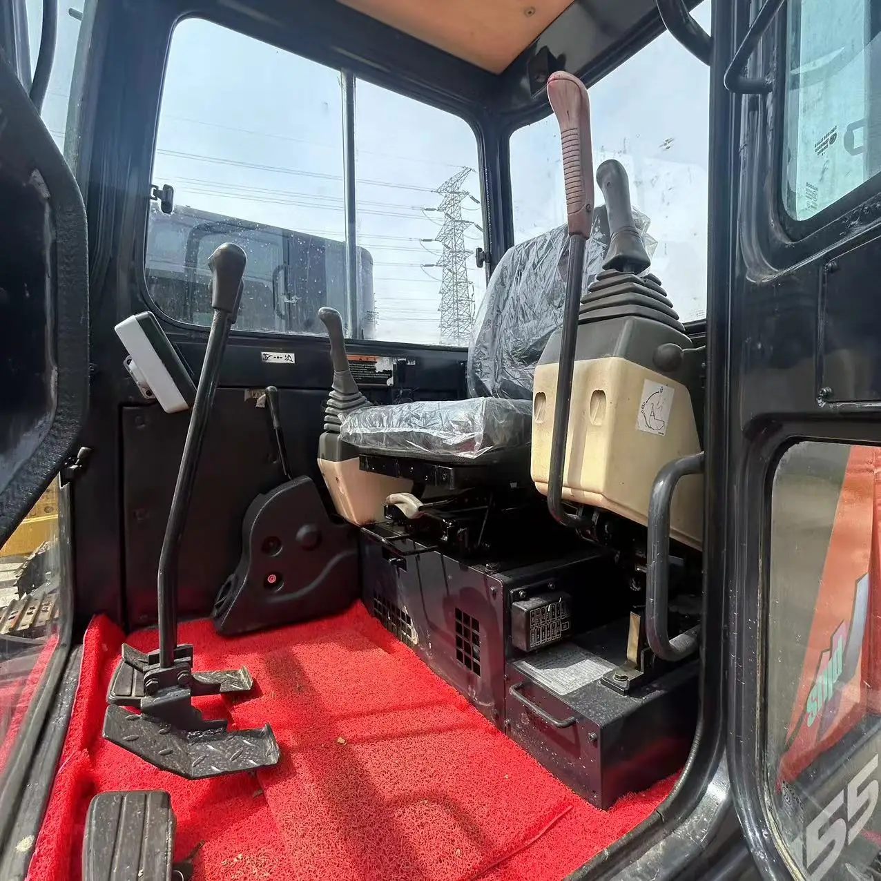 Лидер продаж использованный Корея мини-экскаватор Doosan DH55 с короткими рабочими часами DH220/DH150/DH300 по низкой цене