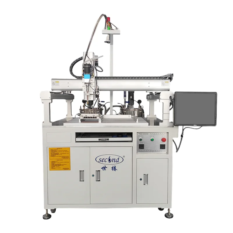3 axis automatic Servo motor PCB PCBA ab two component silicone epoxy resin glue dispensing mixing potting filling machine
