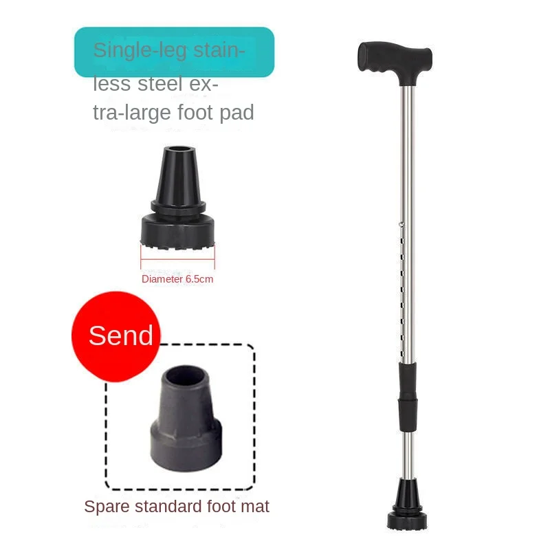 Aluminum Alloy Elderly Walking Cane Adjustable Walking Stick For Limited Mo