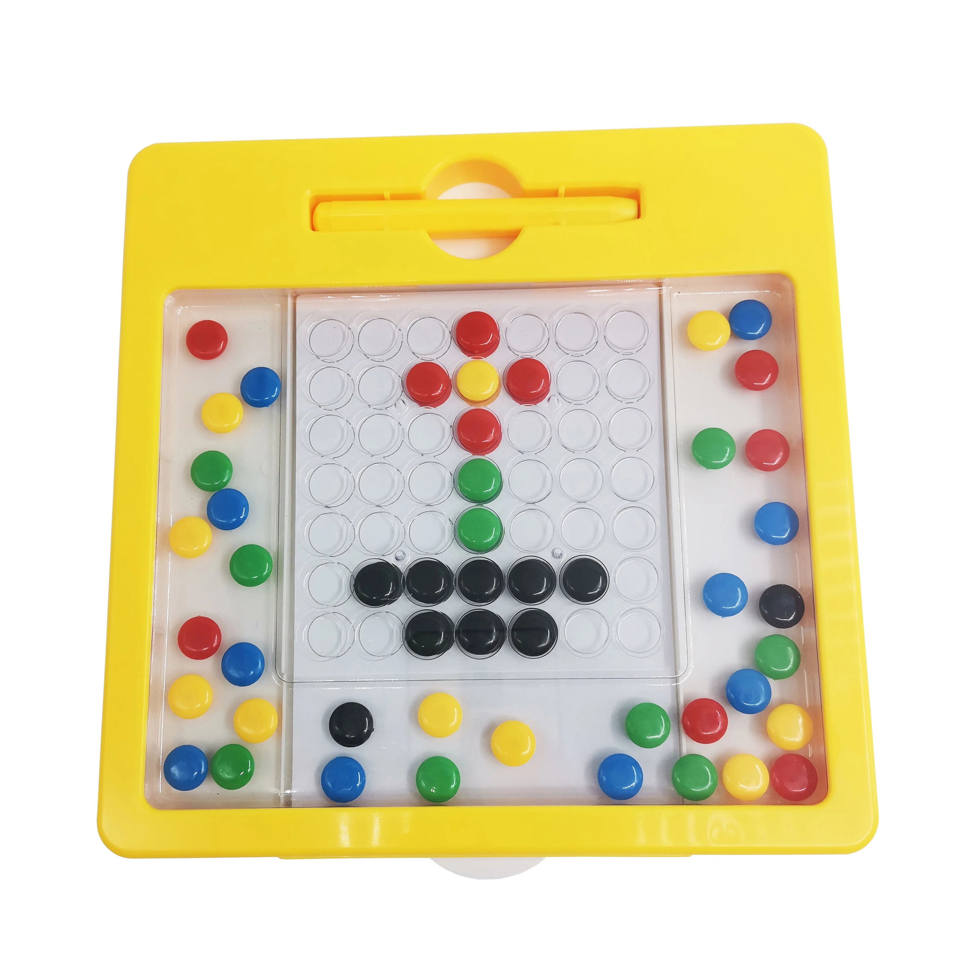 2020 New Design Magpad Dots Mini Colorful Beads Magnetic Board Drawing Tablet For Kids Toys