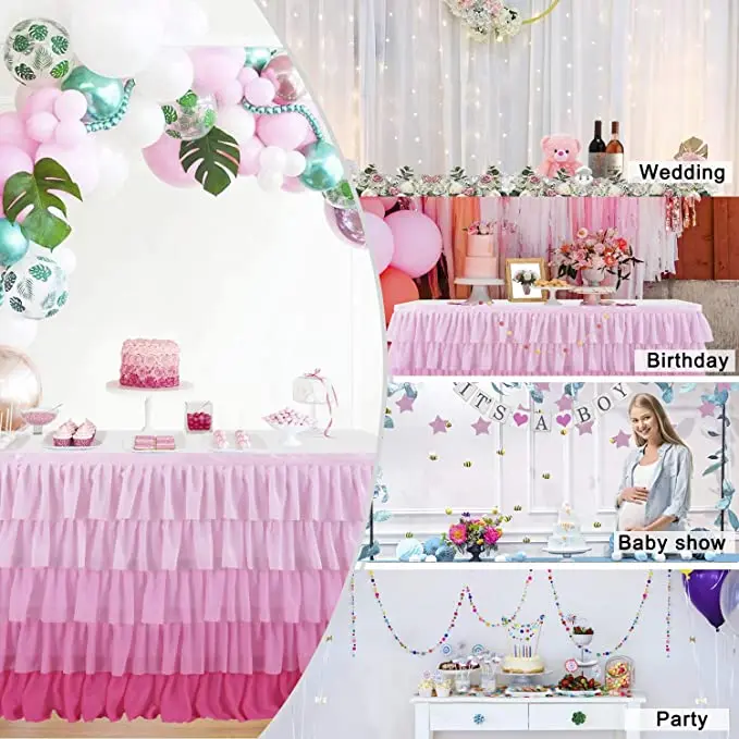 led hawaiian set tutu rainbow table skirt commercial white mermaid
