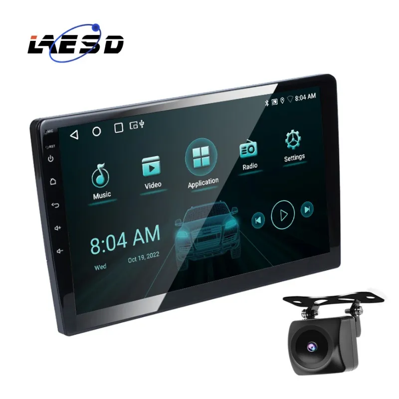 Universal 9 inch 2 din 2gb 32gb carplay car audio system android with backup camera
