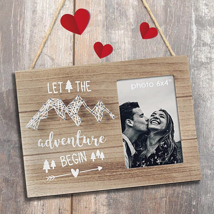 Lovely Decoration Sandalwood Photo Frame Arts Custom Patterns Woden Products with Wooden Customized Shape Base for Home Love FSC