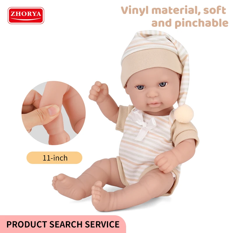 Zhorya Custom Vinyl Doll Bebe Reborn Silicone Baby Doll