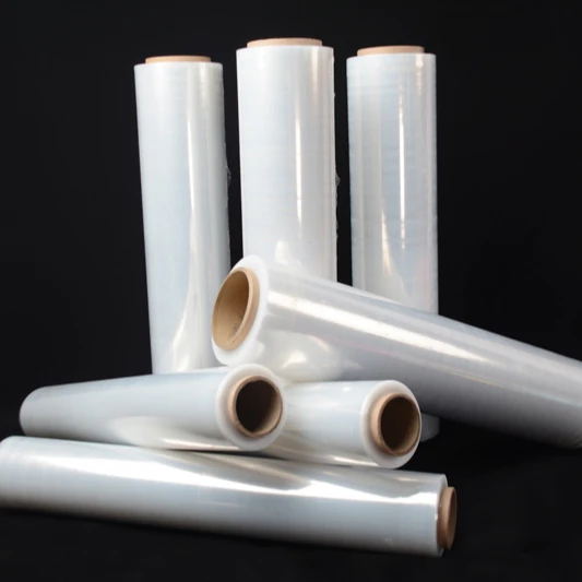 PE Plastic Jumbo Roll Machine and Hand Use Stretch Film Mini Small Roll LLDPE Stretch Pallet Wrap Film