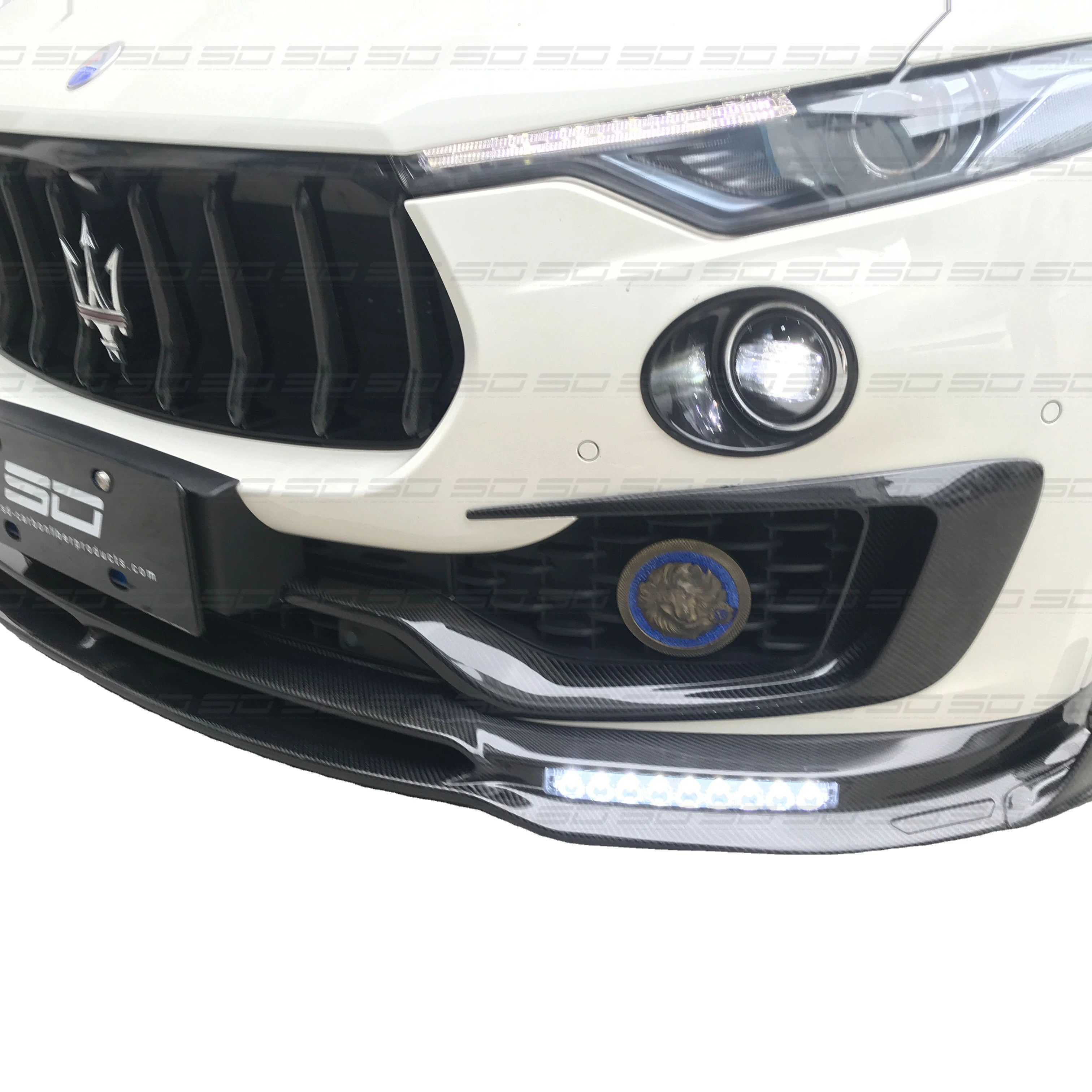 Real Carbon Fiber Auto Parts Wholesale MSY Style Carbon Fiber Front Lip For  Levante