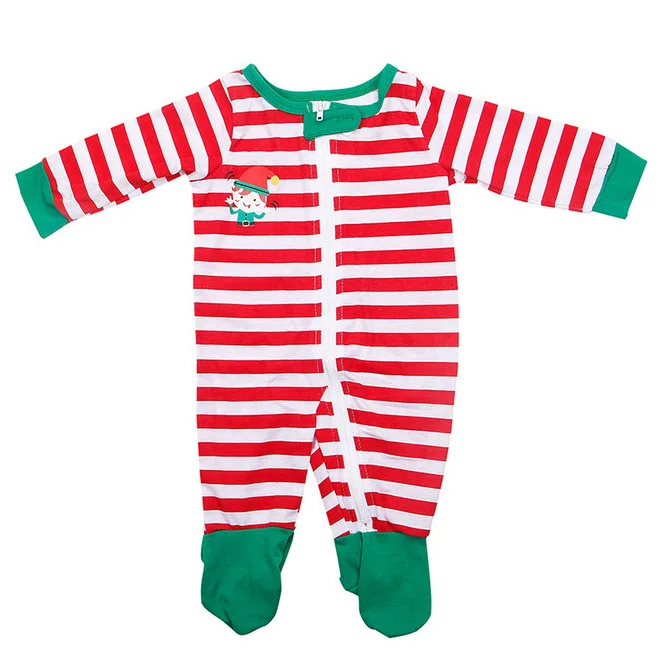 Cotton Christmas Family Matching Outfits Long Sleeve Christmas Pajamas Baby Christmas Clothes