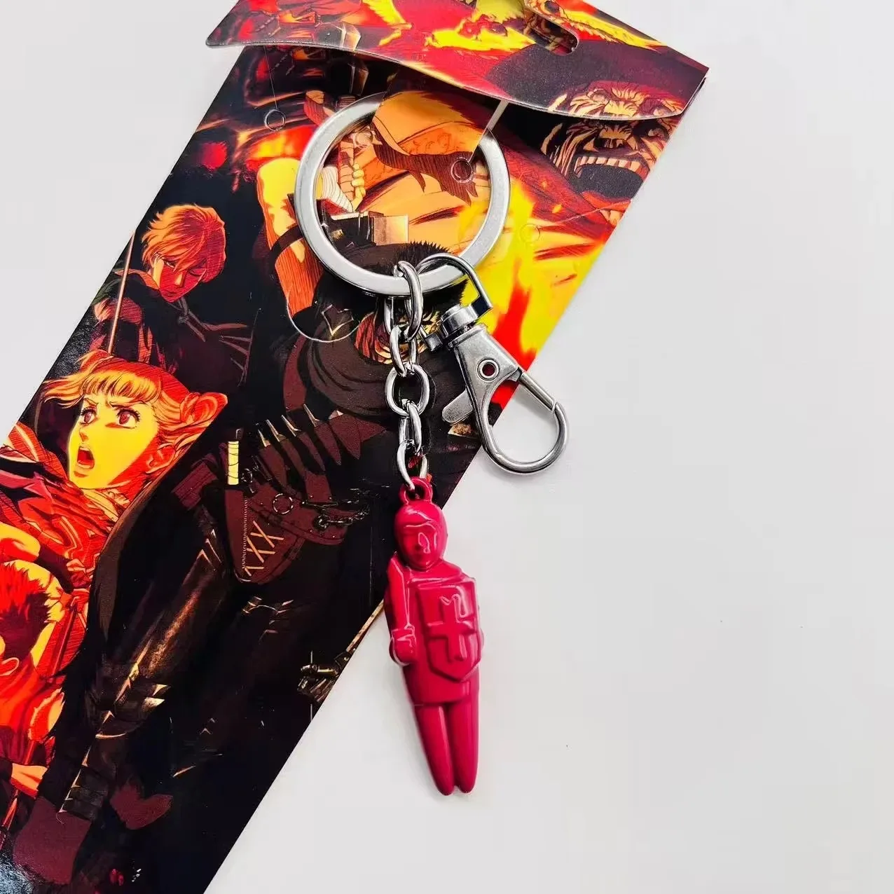 Anime Berserk Beruseruku Beihelet Sword Metal Weapon Model Pendant Keychain Necklace Jewelry